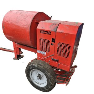 Mezcladora de mortero marca CIPSA motor 9 HP